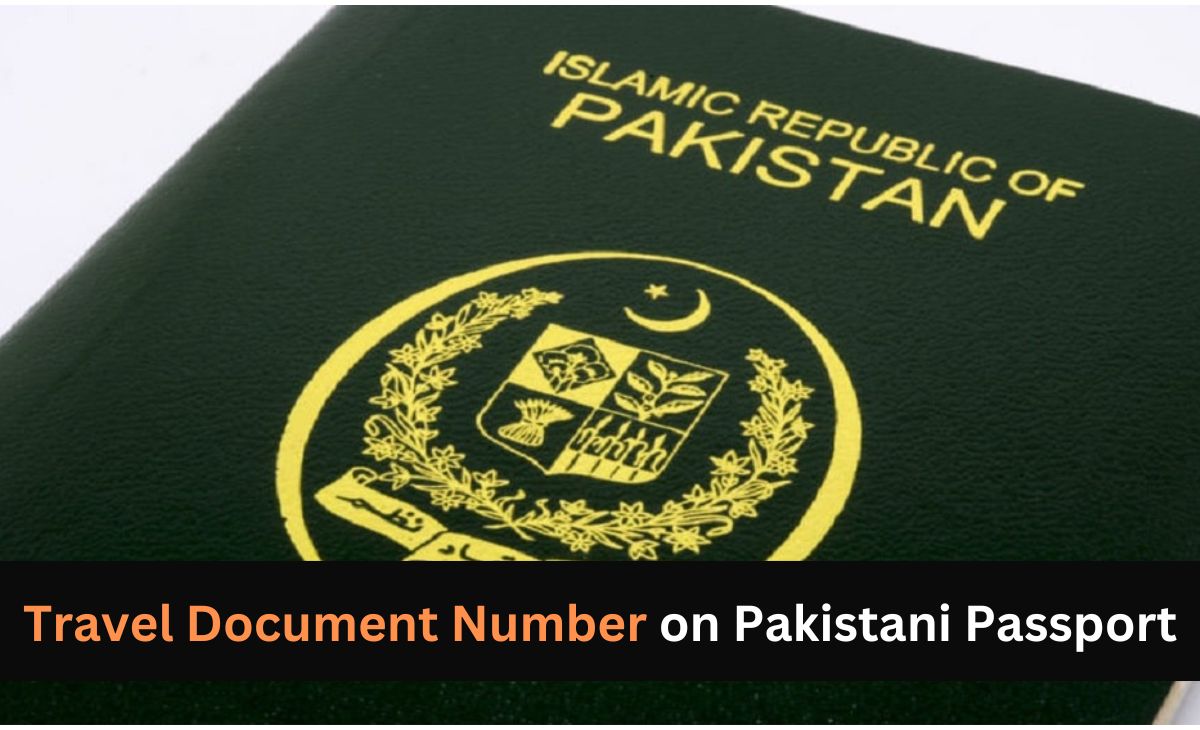 Travel Document Number on Pakistani Passport