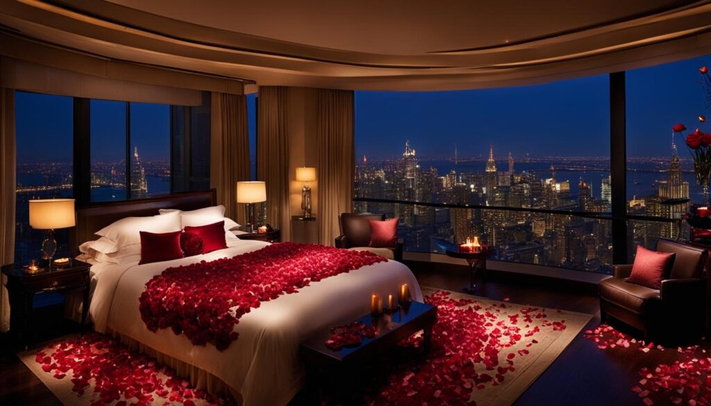 romantic hotel room decorations