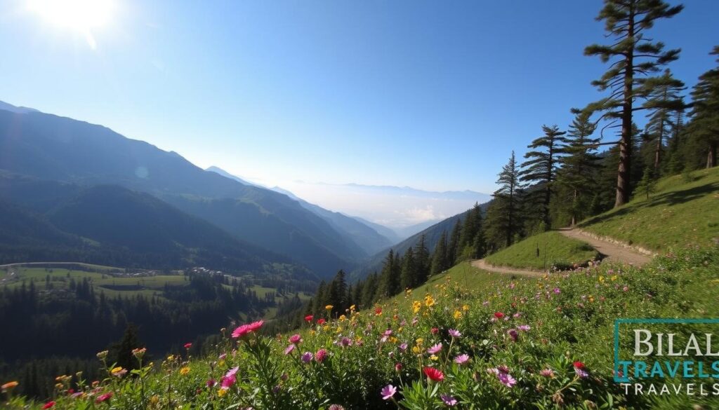 Scenic views of Nathia Gali